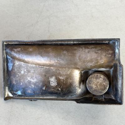 LOT 168 Antique Art Nouveau Eagle Figural Inkwell Metal