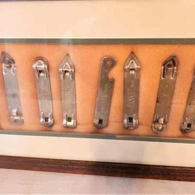 Lot #137  Framed Lot of JAX BEER bottle openers