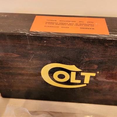 Lot #140 COLT #D38 Grips in Box w/manual - NO GUN