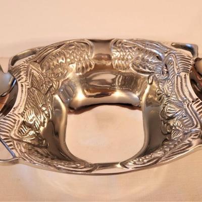 Lot #141  New Pewter Seafood-Themed Serving Dish