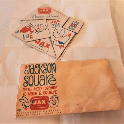 Lot #142  "Jackson Square" - Super Scarce Vintage JAX BEER Bar game