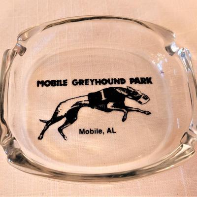 Lot #145  Vintage Mobile Greyhound Park Ashtray
