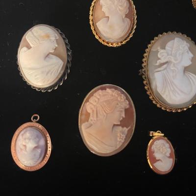 Collection of Vintage Cameos