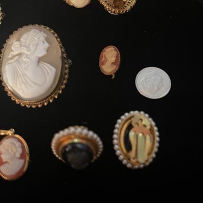 Collection of Vintage Cameos