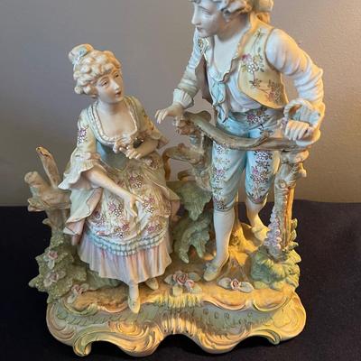 Antique Dresden Porcelain Figurines