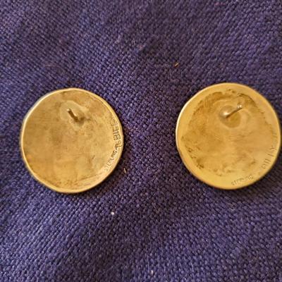 Navajo   T. Billy signed earrings
