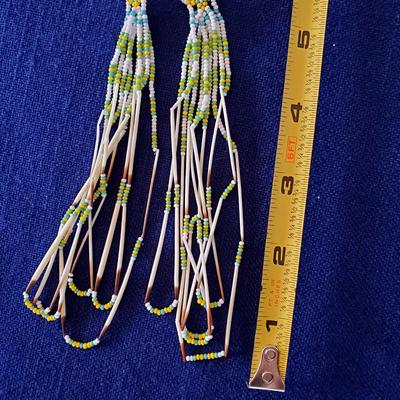 Porcupine Quill Native American Earrings