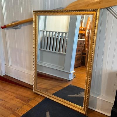 199 Large Gold Framed Wall Mirror