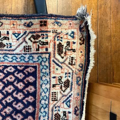 205 Vintage Botemir Oriental Wool Runner 42" x 9'9"