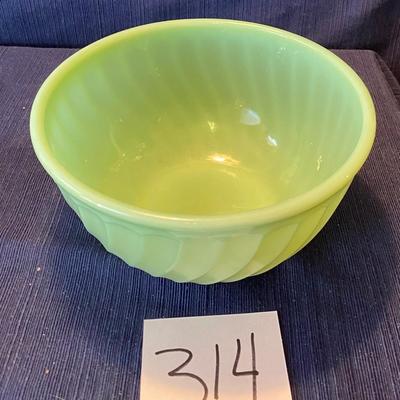 Fire King Jadeite Swirl Mixing Bowl