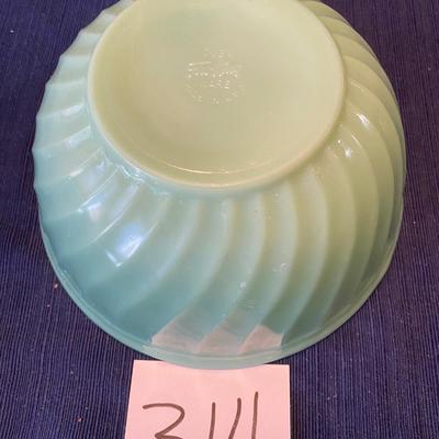 Fire King Jadeite Swirl Mixing Bowl