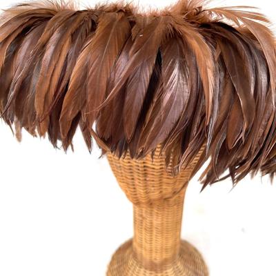 LOT 177 Contemporary Feather Hat by Whittal & Javits + Vintage Alligator Purse