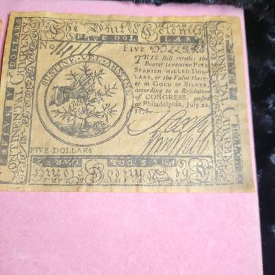 Replica Colonial Banknotes