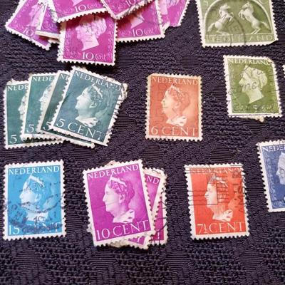Vintage Nederland Stamps