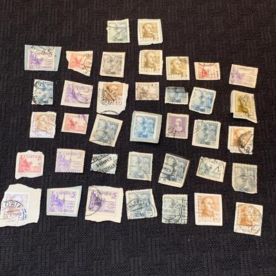 Vintage Spain Postage Stamps