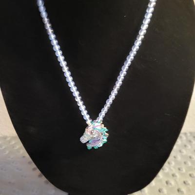 Beaded Horse Necklace