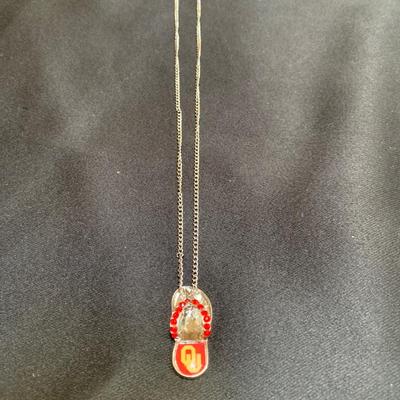 OU Flip Flop Necklace