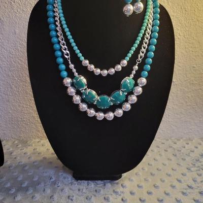 Necklace and Earrings