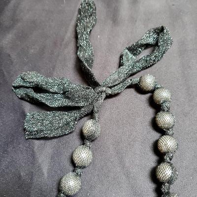 Black Net Necklace