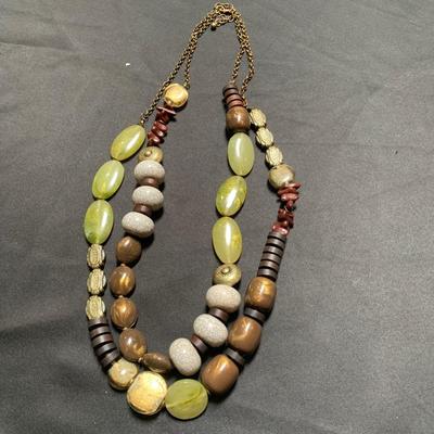 32â€ Double Layered Neckace With Extender