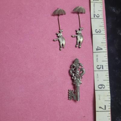 Vintage JJ Clown Pins/Key Pin
