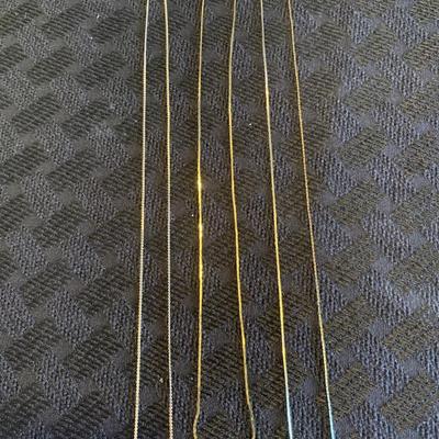 3 Gold Toned Chains