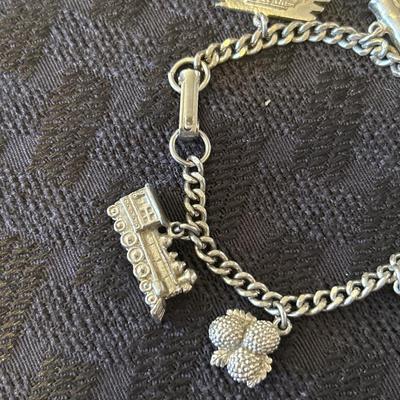 Vintage Farm Charm Bracelet