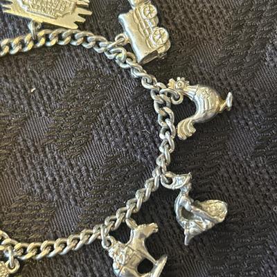 Vintage Farm Charm Bracelet