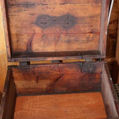 ANTIQUE PRIMITIVE BOXES ONE "COON VALLEY" VERNON ,WI. "NORTH AMERIKA"