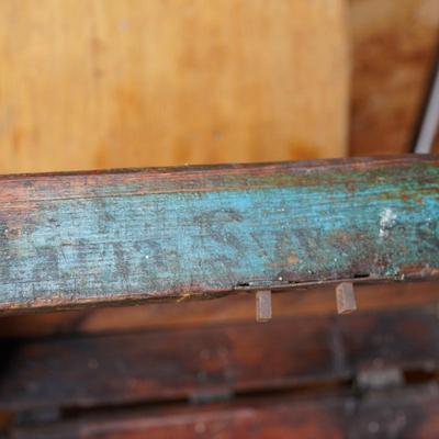 ANTIQUE PRIMITIVE BOXES ONE "COON VALLEY" VERNON ,WI. "NORTH AMERIKA"