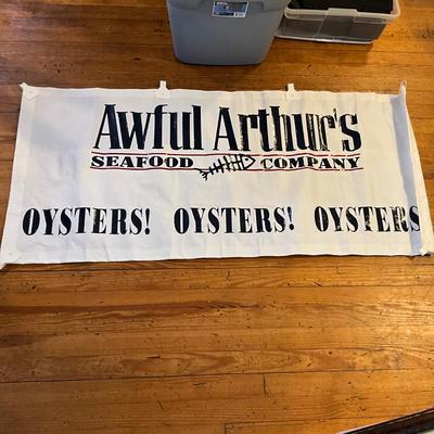 230 Awful Arthurs Seafood Co Banner