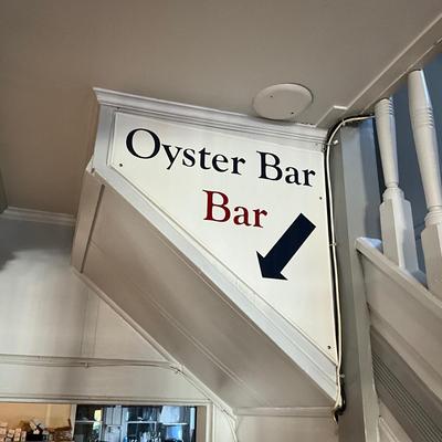 232 Oyster Bar Bar Sign