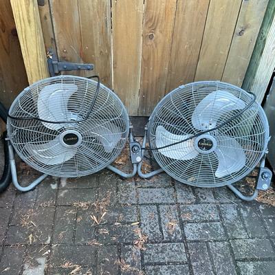 248 Pair of Lasko Floor Fans