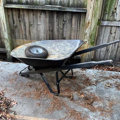 256 Metal Wheelbarrow As-Is