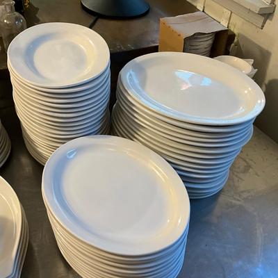 275 Lot of Oval White Plates