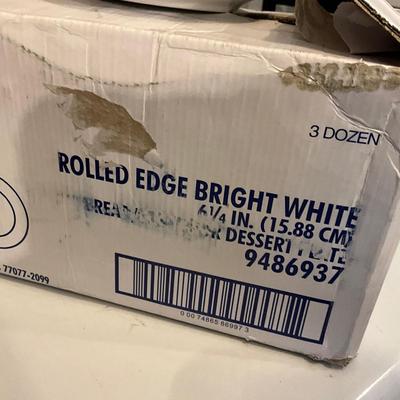 279 Lot of New in Box Sysco Bright White 4.25