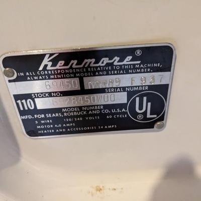 Kenmore 700 Electric Dryer, Clean and Well Maintained