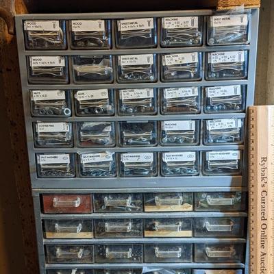 Large Lot of Screws, Bolts, etc Drawer Set