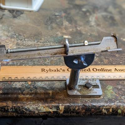 Vtg 1950's McBurney Adjustable Drill Bit Sharpening Jig