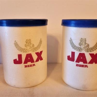 Lot #162  Lot of 4 vintage JAX beer Coozies