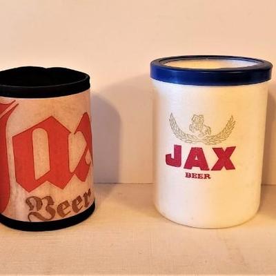 Lot #162  Lot of 4 vintage JAX beer Coozies