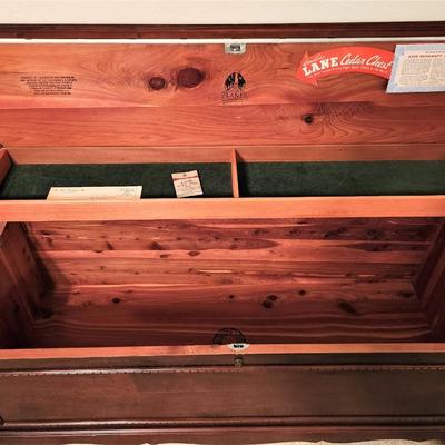 Lot #166  Vintage LANE Cedar Chest with Keys