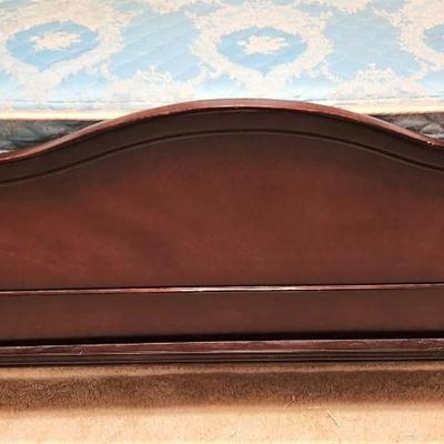 Lot #167  Vintage Double/Full Bed with Mattress Set