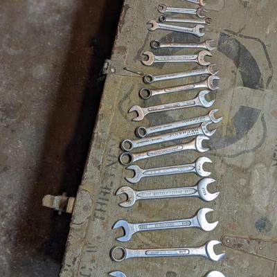 Large Lot of Open ended Wrenches