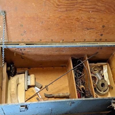 Vintage Navy Chest, Contents Included