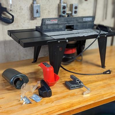 Like New Craftsman Router Table with Router 1.5 HP, 25k amp