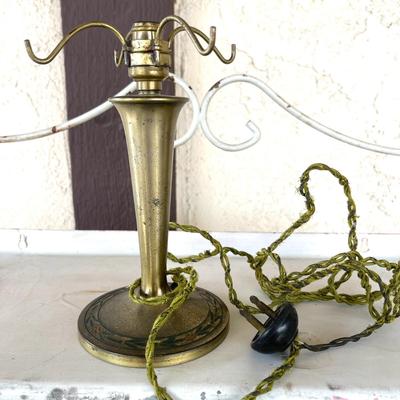 LOT 185 Antique Pairpoint Metal Table Lamp Base -No Shade- #C3030
