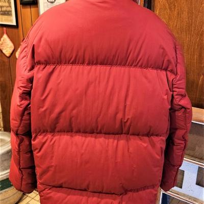 Lot #171  Men's Red AIGLE Jacket - Down/Feathers