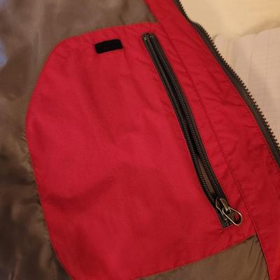 Lot #171  Men's Red AIGLE Jacket - Down/Feathers