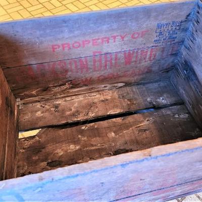 Lot #172  Pair of Vintage JAX BEER crates